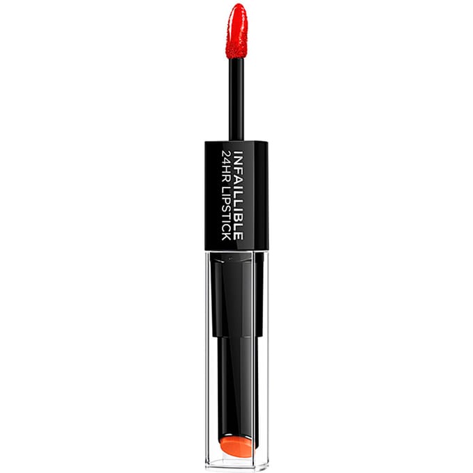 L'Oréal Paris Infaillible 24H Lipstick - Langhoudende 2-staps Lipstick met Vitamine E - 506 Red Infallible - Rood - 5.7ml