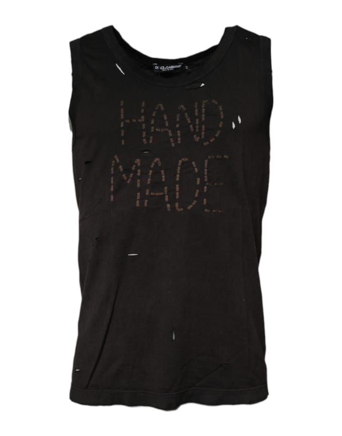 Handgemaakte Versleten Tanktop