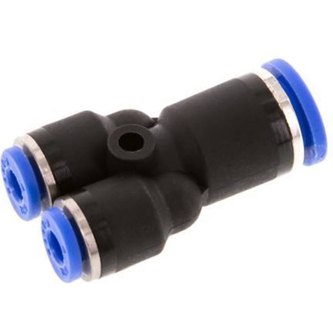4mm x 8mm Y-koppeling PA 66 Insteekfitting NBR [2 Stuks]