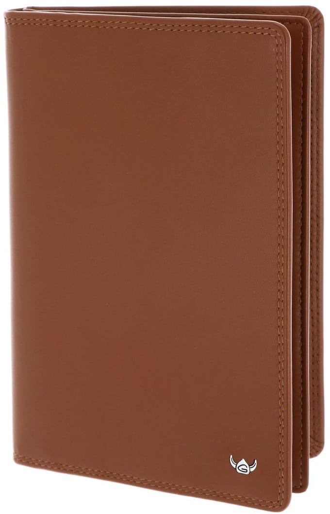 Golden Head Leren identiteitskaarthoesje Polo RFID Protect Brieftasche mit RV 4041 Cognac bruine