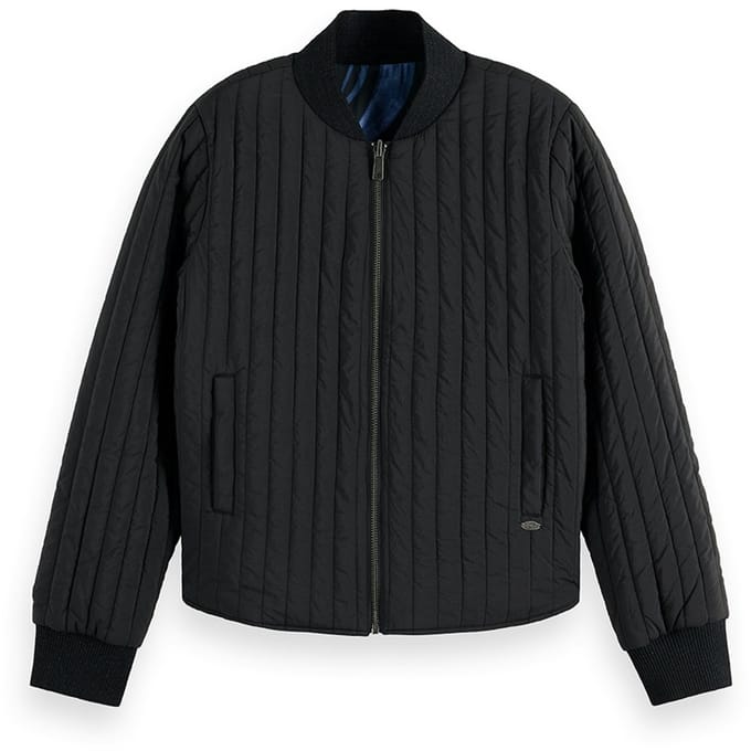 Scotch & Soda Quilted Reversible Bomber Jacket