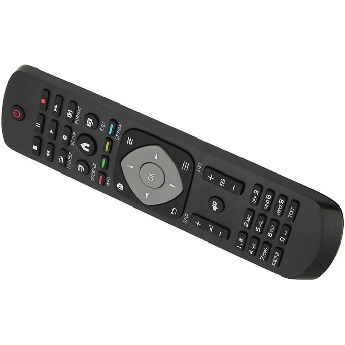 Vervangende afstandsbediening Geschikt voor Philips 47PFH410988 32PHH4009 40PFH4009 50PFH4009 TV gray