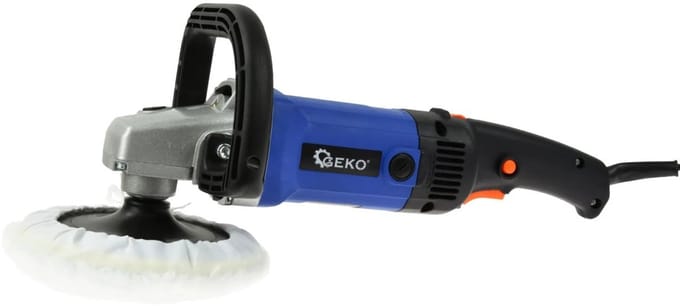 GEKO Autopolijstmachine - 1200W - Variabele snelheid - 180 mm schijf - Inclusief polijstpad