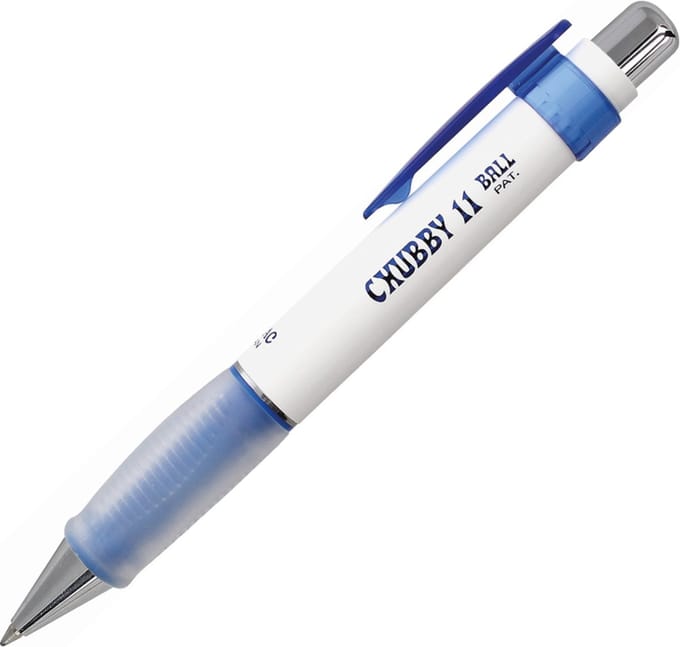 Penac Balpen - Chubby 11 - 1.0mm - Blauw - Ergonomische grip