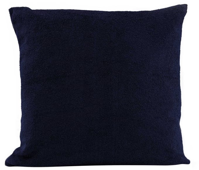 Frotte Kussensloop 40x40cm Donkerblauw Katoen