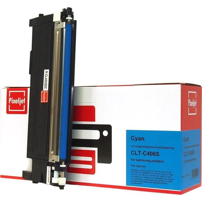Pixeljet CLT-C406S Toner Cyaan voor Samsung printers