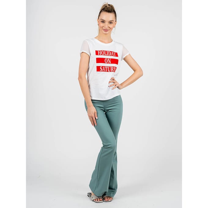 Patrizia Pepe T-Shirt Vrouw Wit