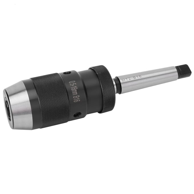 Mandrin de perceuse sans clé à dégagement rapide Cône Morse pour machine à percer 0,5-16 mm MT2-B16 blanc