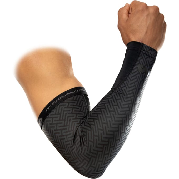 X-Fitness Dual Layer Compression Arm Sleeves / Pair Black S
