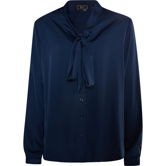 Faina sjaal blouse Dames marine