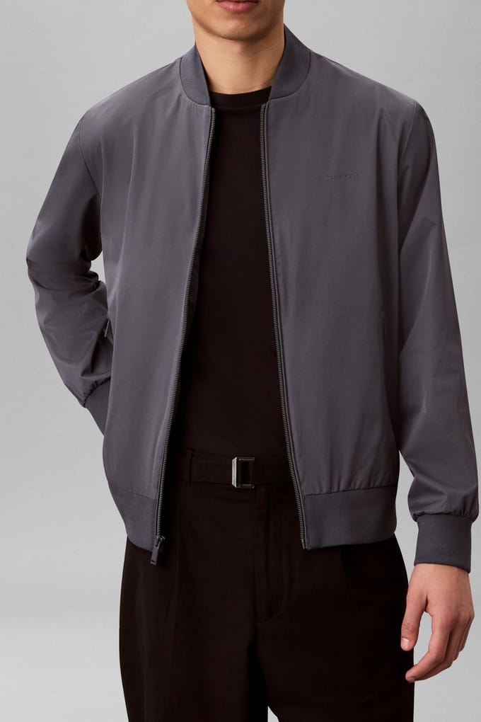 Calvin Klein Ls Matte Bomber Jacket Turbulence Taglia: M | Bomber Outlet | Uomo