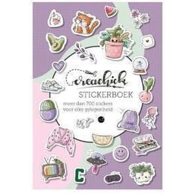 CreaChick Stickerboek Educatieve boeken (spelletjes en raadsels)