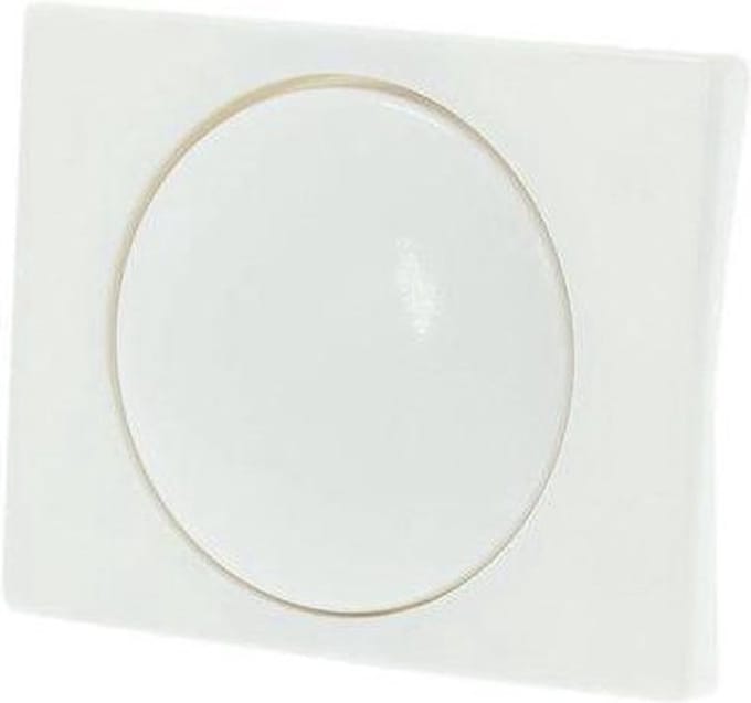 BERKER ARSYS CENTRAALPLAAT MET KNOP VOOR DIMMER POLARWIT