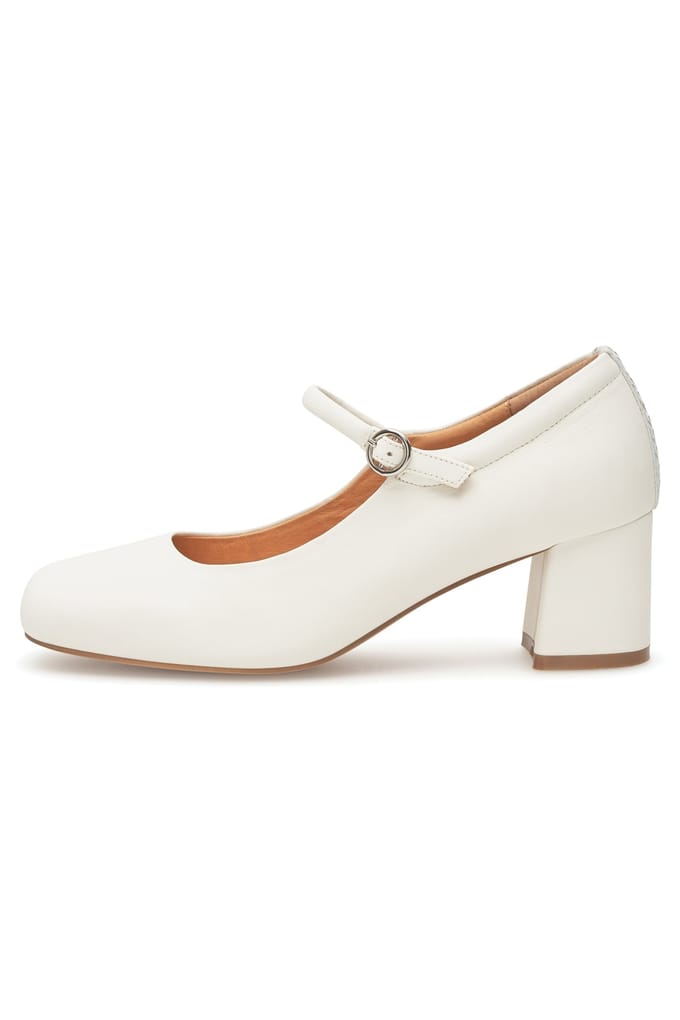 Woden Cathy Mary Jane Whisper White Taglia: 41 | Tacchi Alti Outlet | Donna | Bianco
