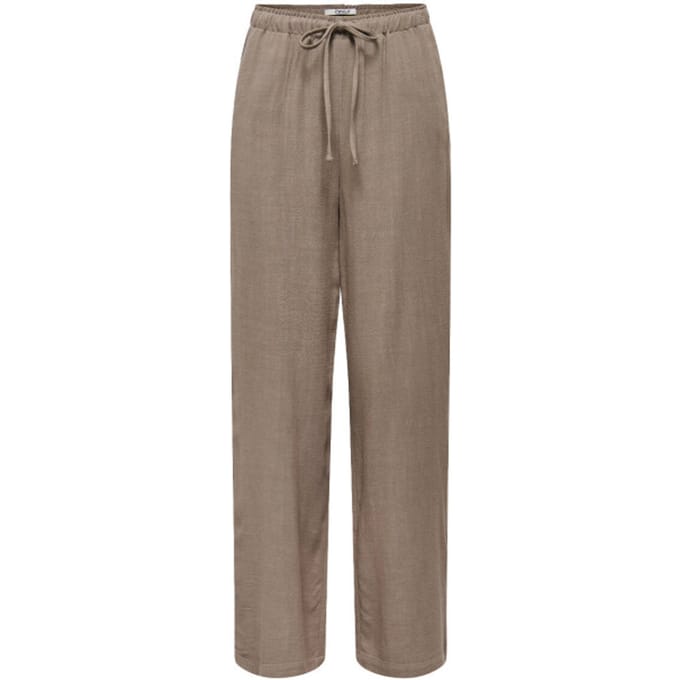 ONLY- ONLSIESTA MW PULL-UP LINEN BL PNT NOOS