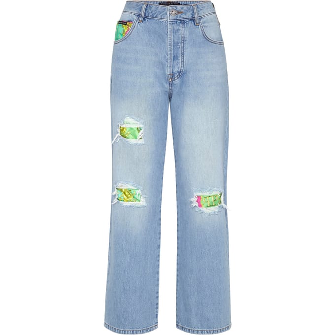 Denim Broek Losjes New Baroque