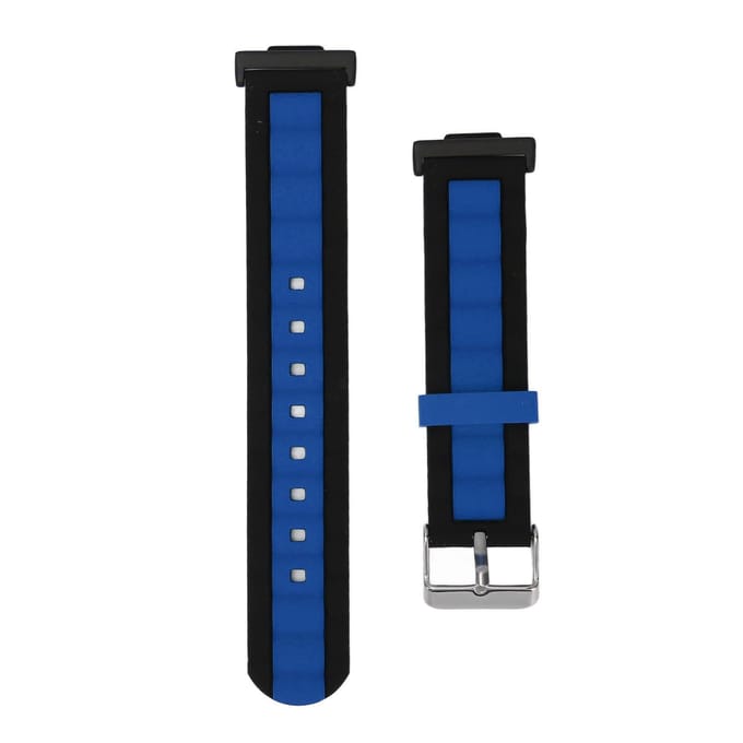 Bracelets de Montre en Silicone Réglables Étanches Élastiques de Rechange pour Montre FIT 2 Noir black