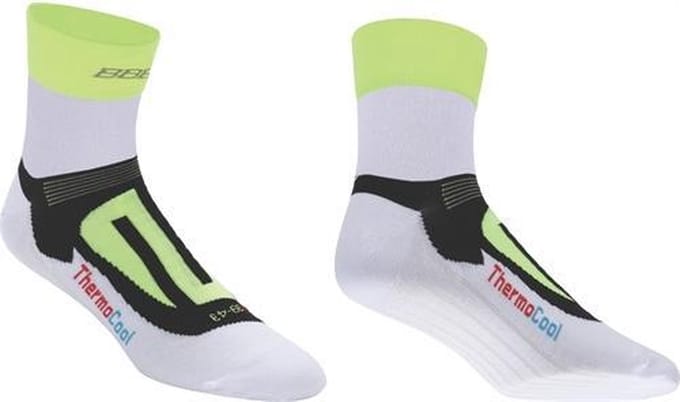 BBB BSO-04 Sokken ErgoFeet Neon Geel/Wit 35/38