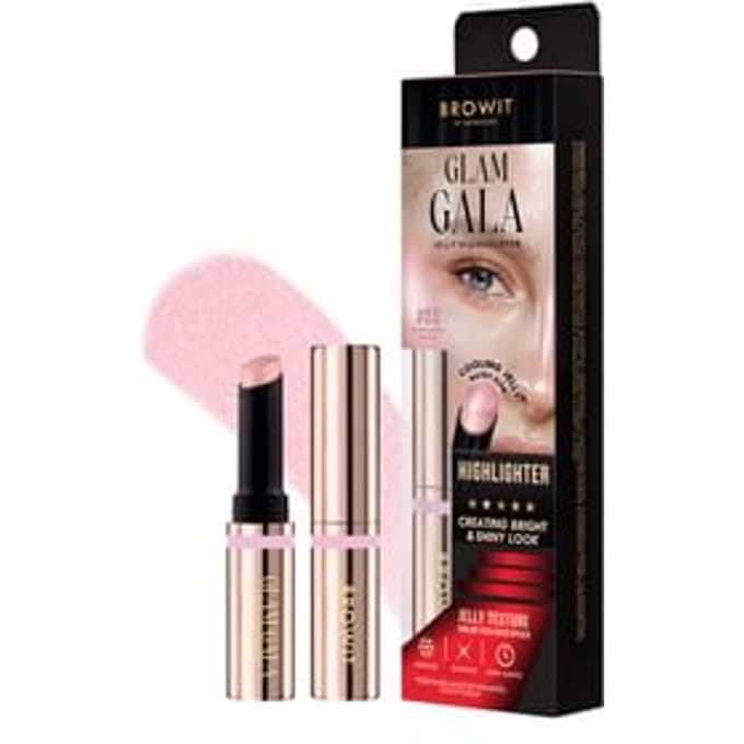 Browit - Glam Gala Jelly Highlighter 03 Morganite Peach