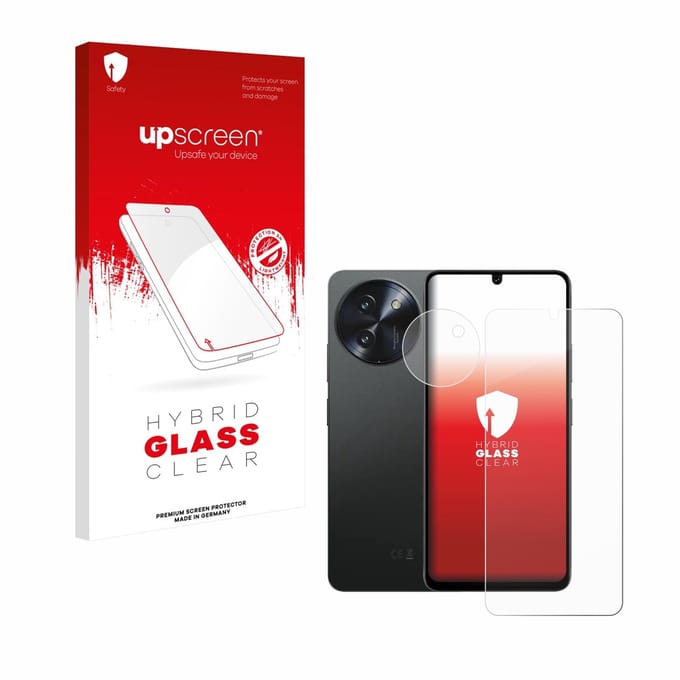 upscreen - Screenprotector voor Doogee Note 59 Pro Plus (Voor+Camera) - Folie Beschermfolie Beschermglas transparant