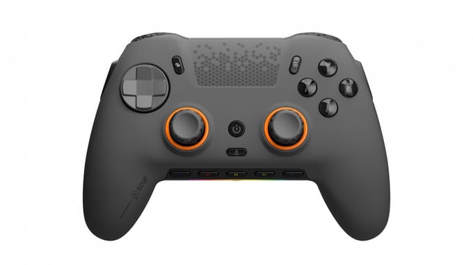 Scuf Envision Pro Draadloos Gaming Controller - Programmeerbare Paddles & G-Keys - SAX - PC - Grijs
