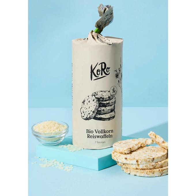 Bio volkoren rijstwafel 7 zaden 120 g