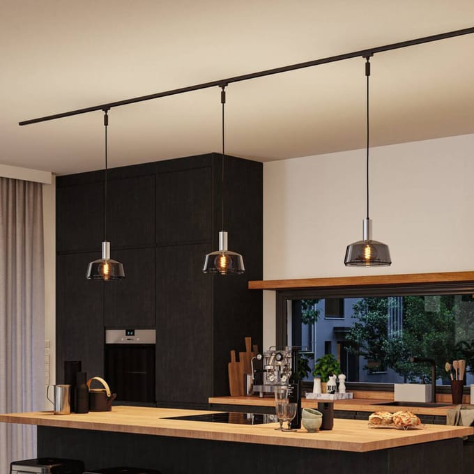 Paulmann 95605 URail Neila 2Easy 230mm railsysteem met rookglas