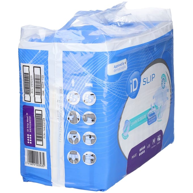 ID Expert Slip Maxi Medium - 1 paquet de 15 protections