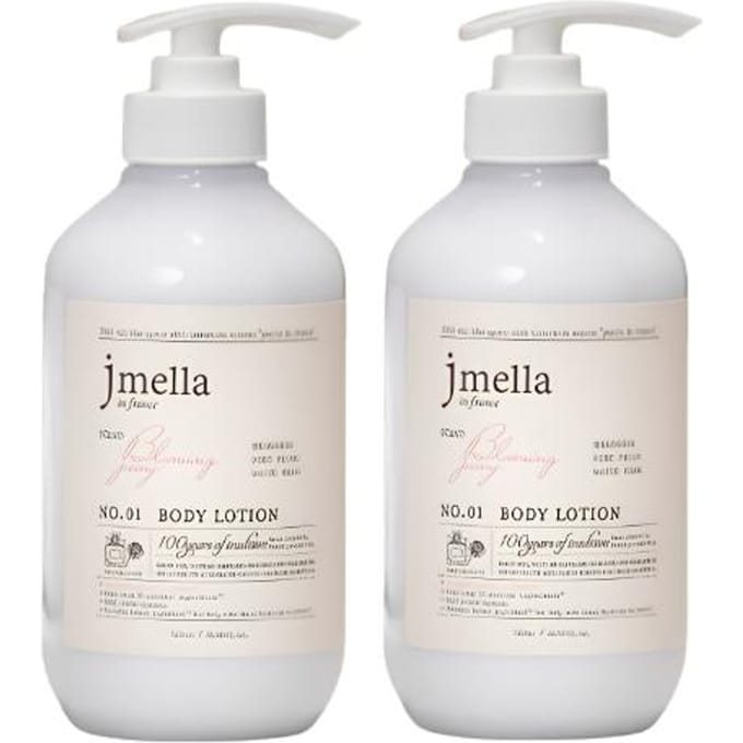 Jmella Lotion pour le corps Fleur de Pivoine 500ml 2 pièces
