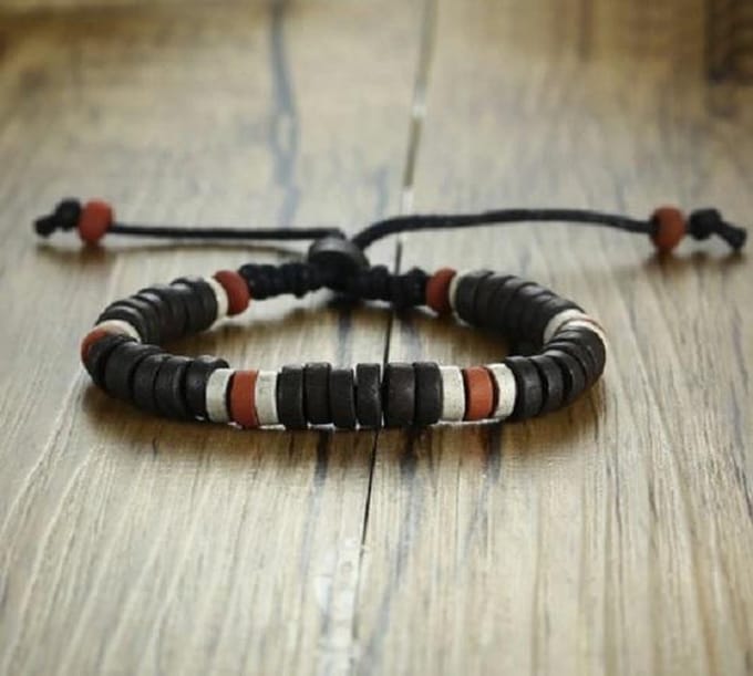 Sorprese armband - Beads - armband dames/heren - kralen - multi - verstelbaar - cadeau - Model L
