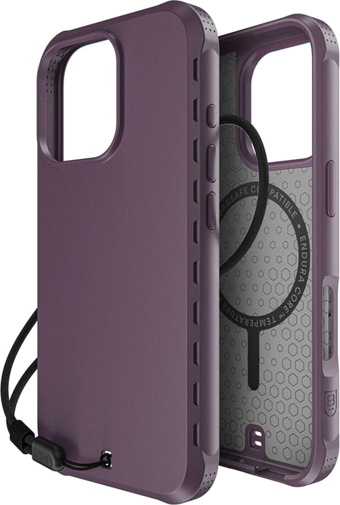 BodyGuardz Paradigm Pro Case voor de iPhone 16 Pro - Paars