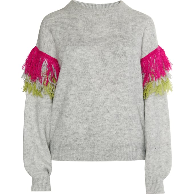 IZIA Jumper Dames grijs melange
