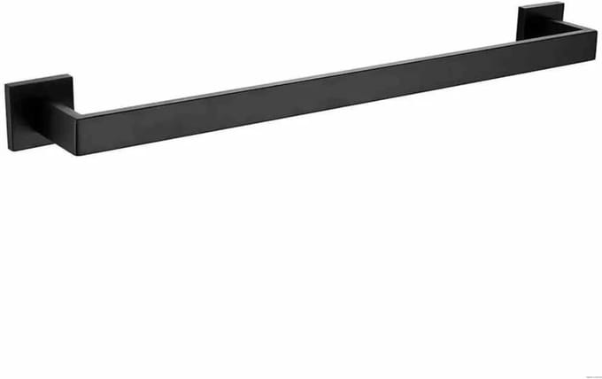 Rea 332917 Erlo 01 Handdoekhouder Zwart 55X8X5,5Cm