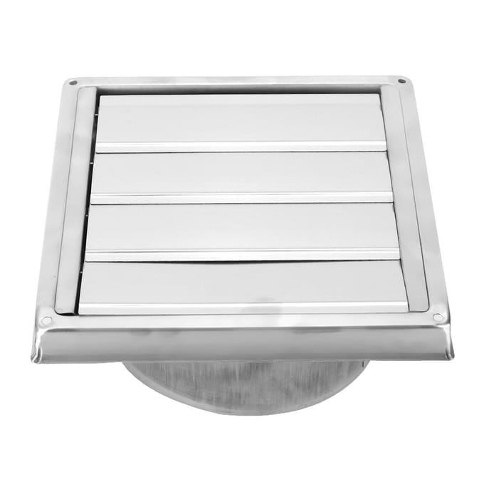 Grille de ventilation carrée en acier inoxydable pour conduit d'aération