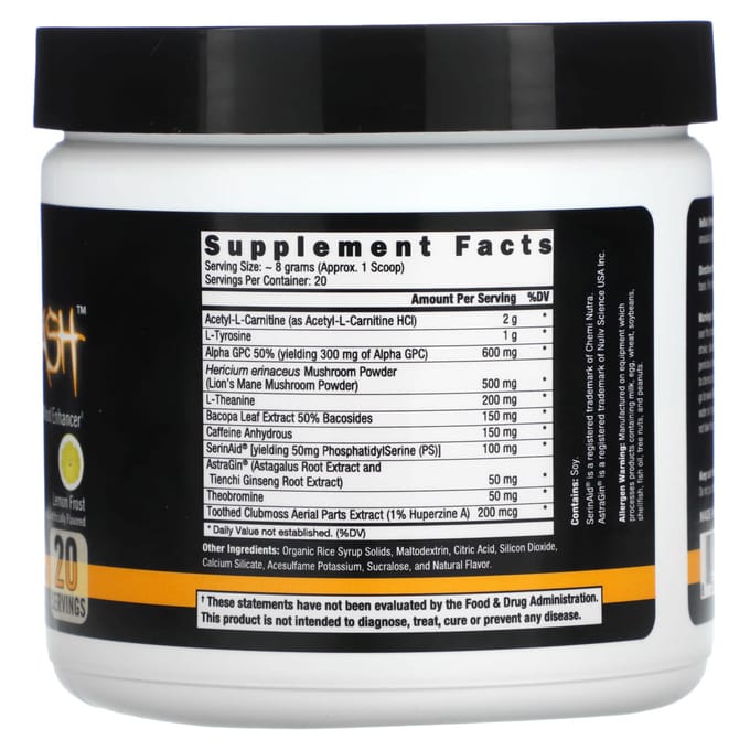 Controlled Labs, Orange Brain Wash, Citron Givré, 5,64 oz (160g)