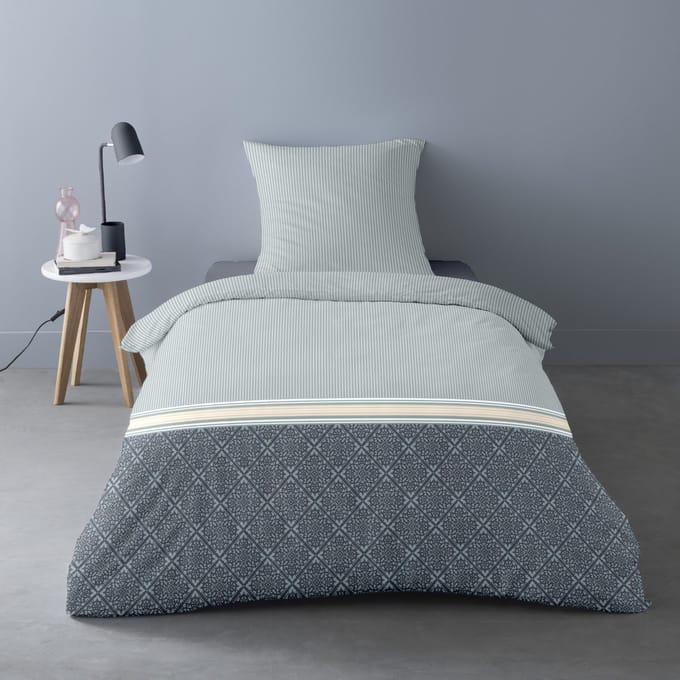 Dekbedovertrek Flanel - Winter - 1 persoon - 140 x 200 cm - Seira