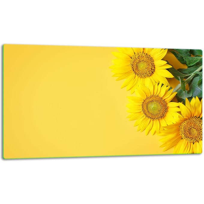TMK ArtDeko - Snijplank - Glas - 52x30cm - Bloemen