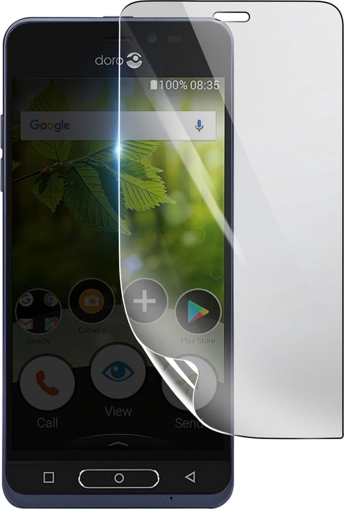 3mk, Geschikt voor Doro 8035, Schokbestendige Hydrogel Screenprotector, Transparant