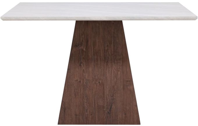 Svea - Clara vierkante eettafel - 120 x 120 cm - marmerlook