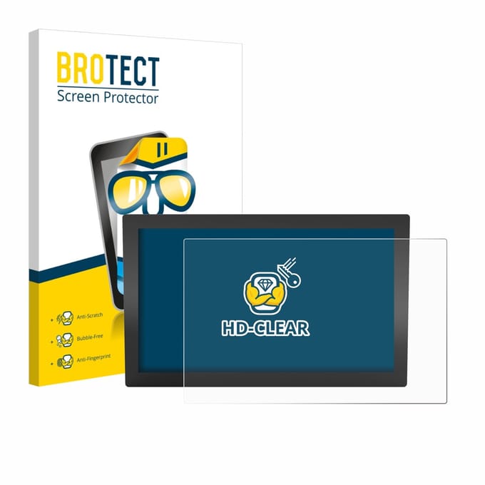 BROTECT - Screenprotector voor WAGO Web Panel 400 762-3405 - Folie Beschermfolie transparant