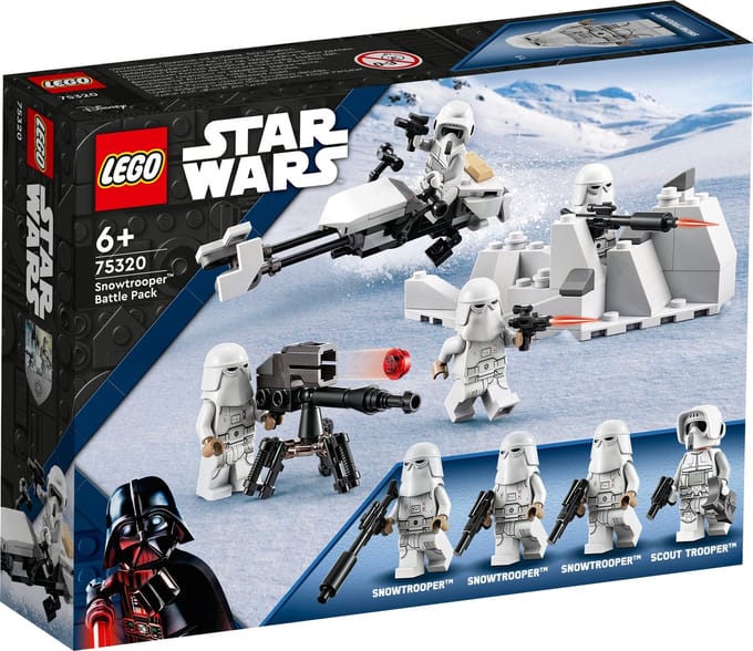 LEGO 75320 Star Wars Snowtrooper Battle Pack Bouwbaar speelgoed met Speederbike