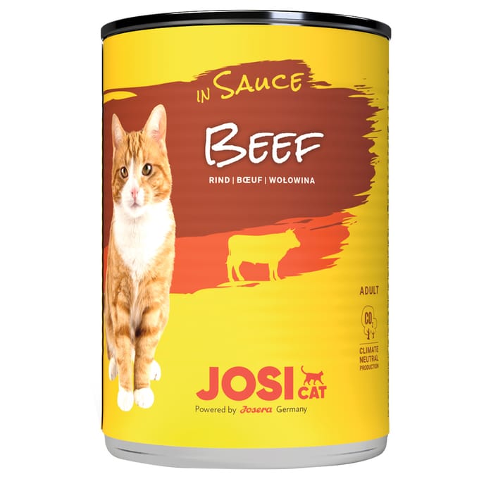 12x 415g JosiCat in saus rund natvoer voor katten