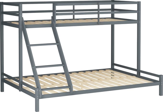 Alpi-Bunkbed - Grijs Grenen