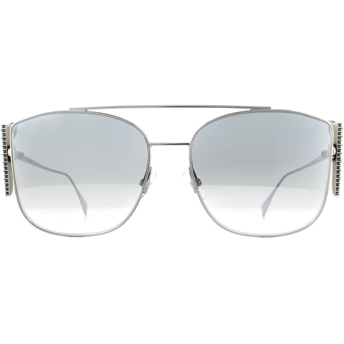 FENDI Zonnebril FF 0380/G/S 6LB IC Ruthenium Grijs Zilver Mirror