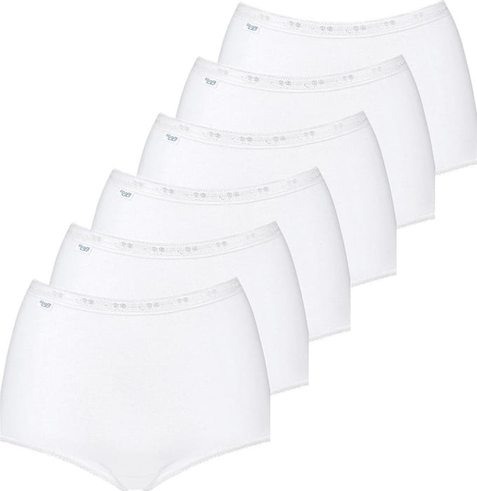 sloggi Dames maxi slip 6 Pack Basic +