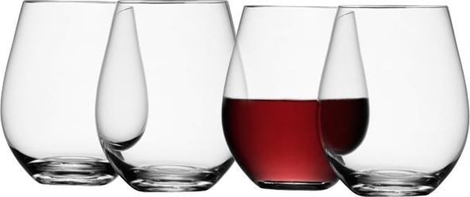 L.S.A. Wine Wijnglazen Rood - 530 ml - Set van 4 Stuks