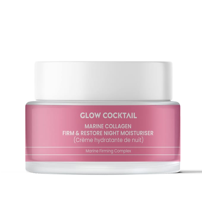 Glow Cocktail Marine Collagen Firm & Restore Nachtcrème 50