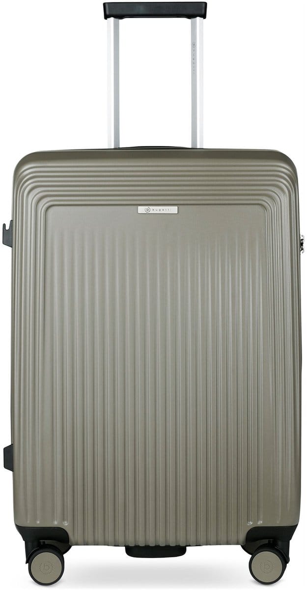 bugatti trolley Linea Hard-Top Case Olive groengrijs 66cm