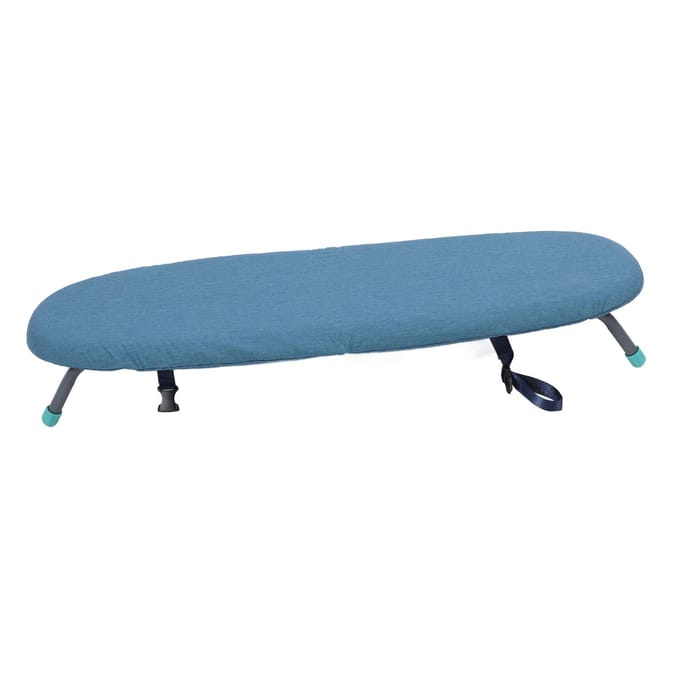 Planche à repasser pliable, pieds antidérapants, hauteur réglable, gain de place, pour petite taille gray