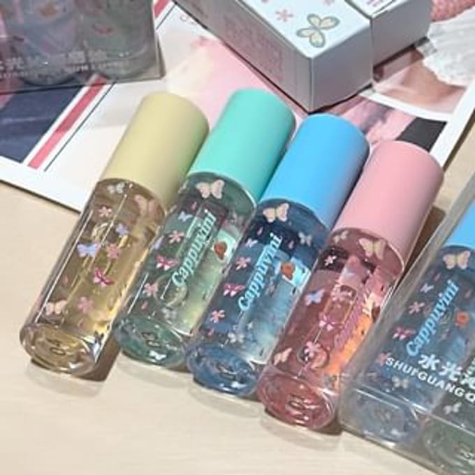Cappuvini - Dewy Hydrating Lip Oil - 4 Colors Set B (02+03+04)